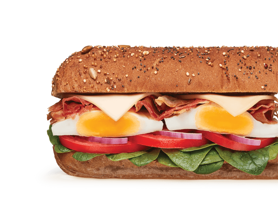 Subway - Breakfast - Poached Egg & Bacon