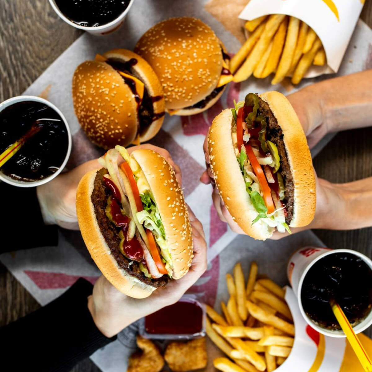 Hungry Jack's burgers and fries - treat yourself to a meal today