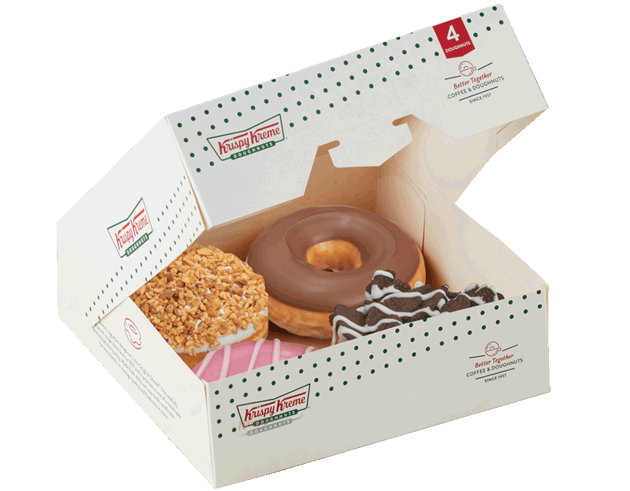 Krispy Kreme - Assorted 4 pack
