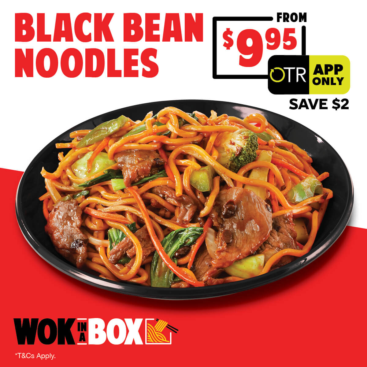 Black Bean Beef Noodles from $9.95