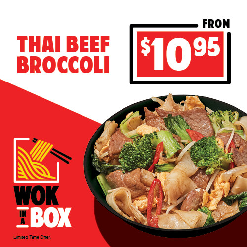 Wok in A Box - Thai Beef Broccoli Noodles